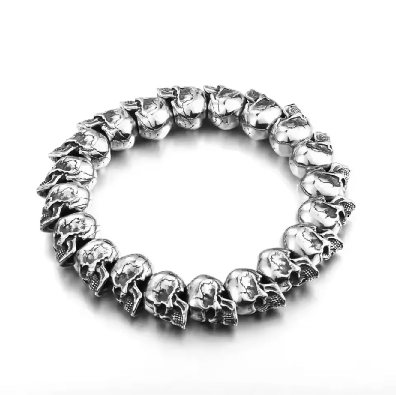 Skull stainless steel bracelet