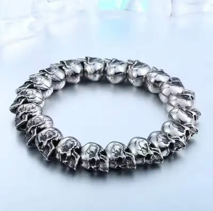 Skull stainless steel bracelet