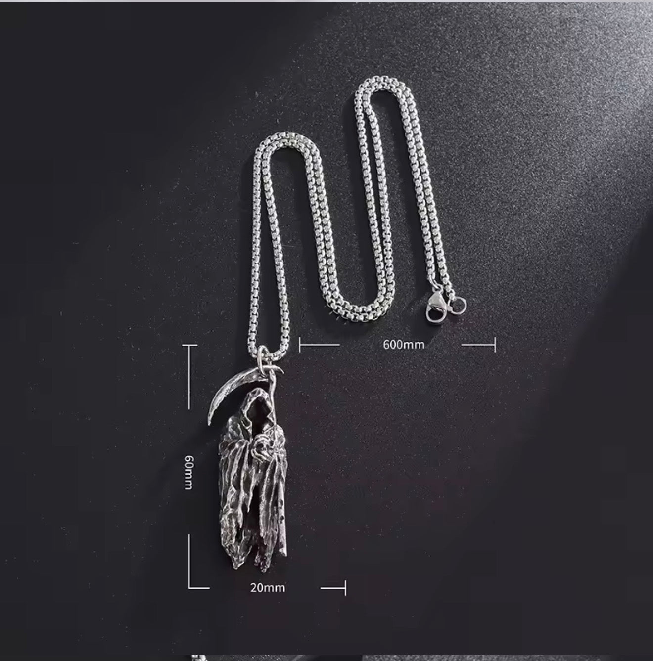 Shadow Reaper Pendant – Embrace the Darkness