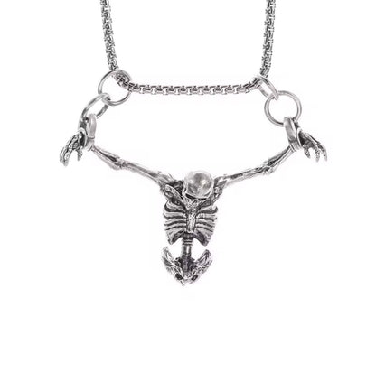 Defiance Skeleton Necklace – Strength Beyond Limits
