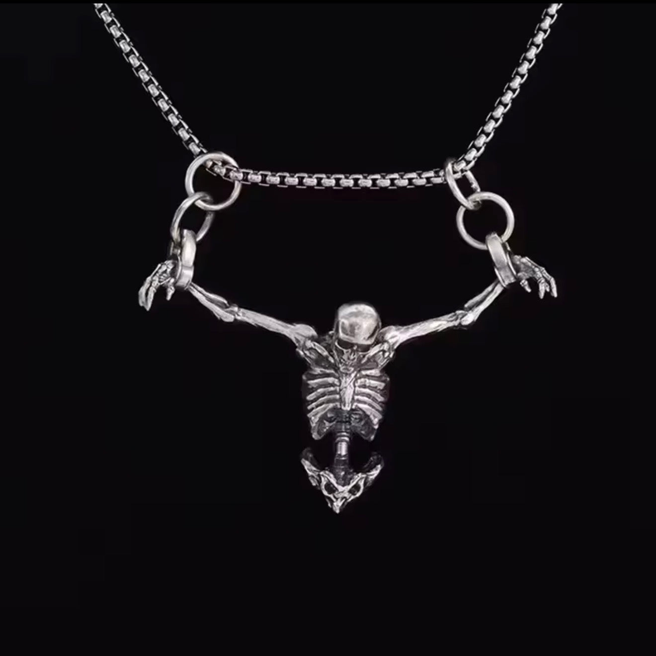 Defiance Skeleton Necklace – Strength Beyond Limits