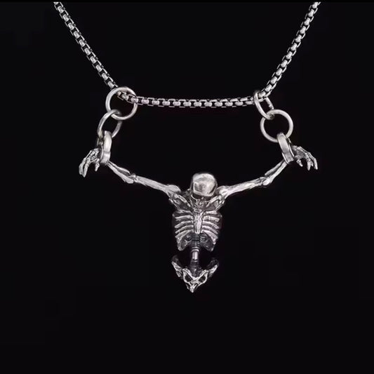 Defiance Skeleton Necklace – Strength Beyond Limits