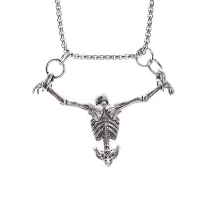 Defiance Skeleton Necklace – Strength Beyond Limits