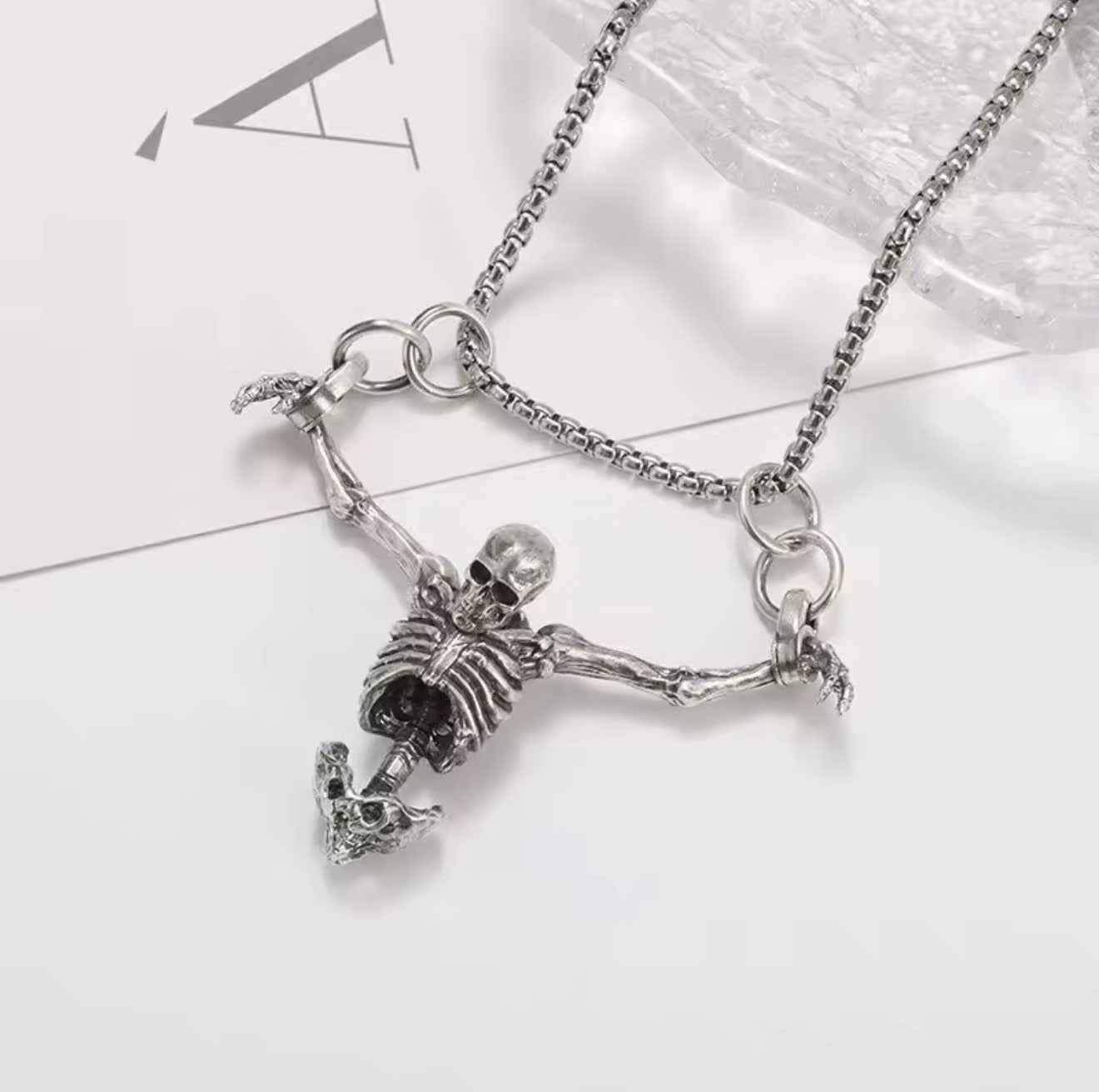 Defiance Skeleton Necklace – Strength Beyond Limits