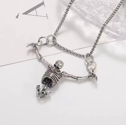 Defiance Skeleton Necklace – Strength Beyond Limits