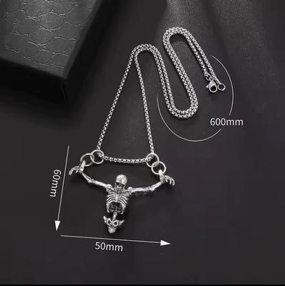 Defiance Skeleton Necklace – Strength Beyond Limits