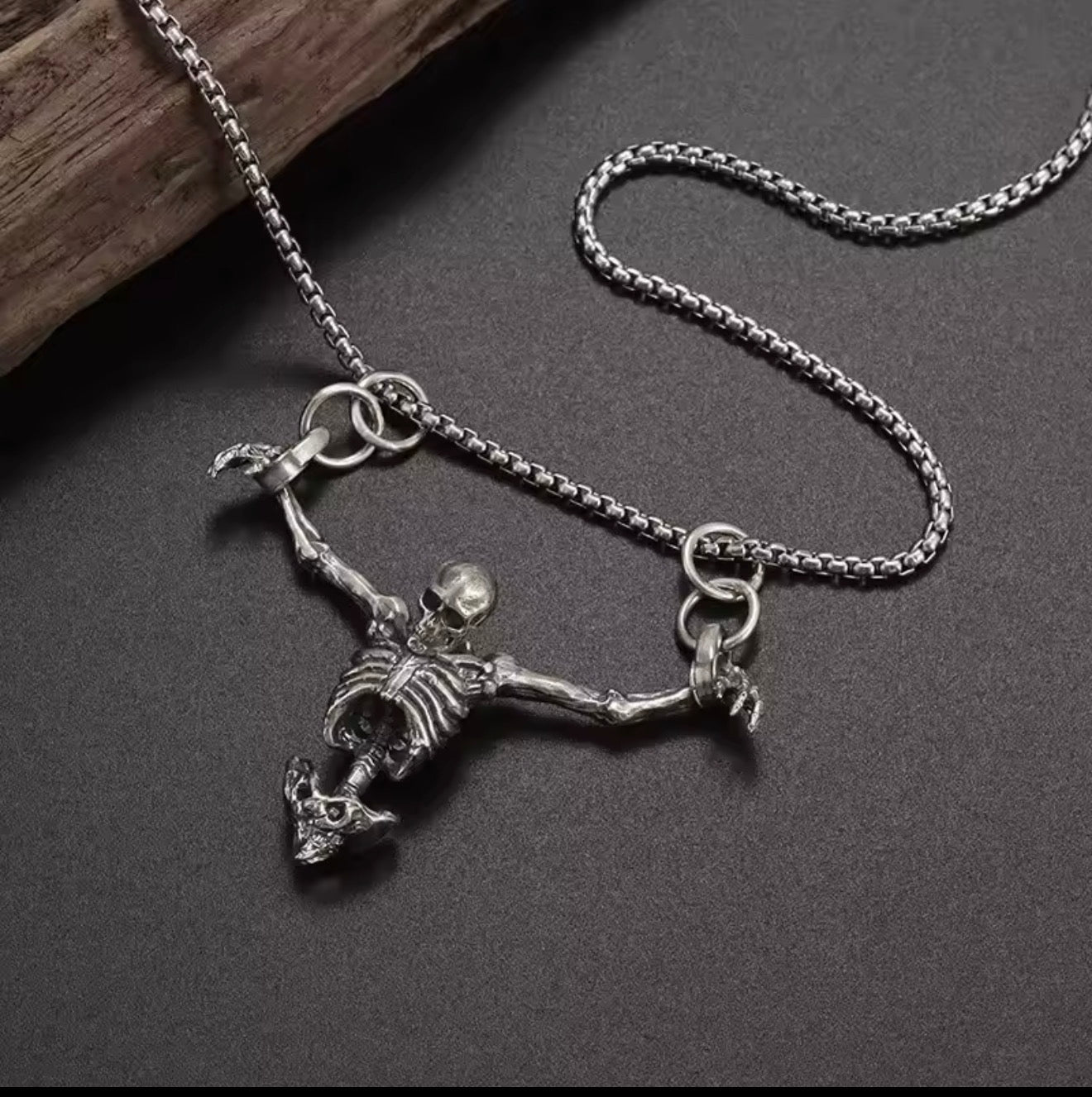 Defiance Skeleton Necklace – Strength Beyond Limits