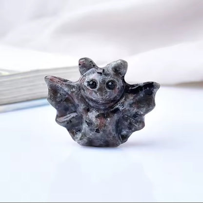Hand Crafted Crystal Bat Figures