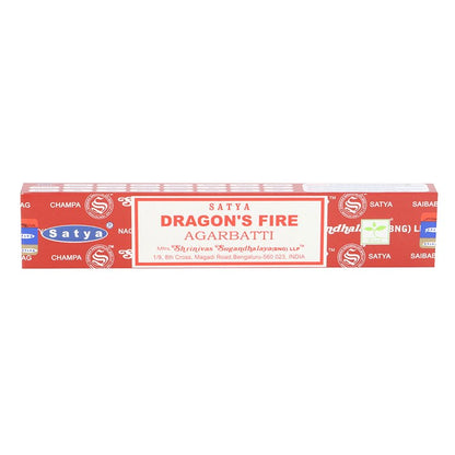 Set of 12 Dragon's Fire Perfumed Incense by Satya (12/50)