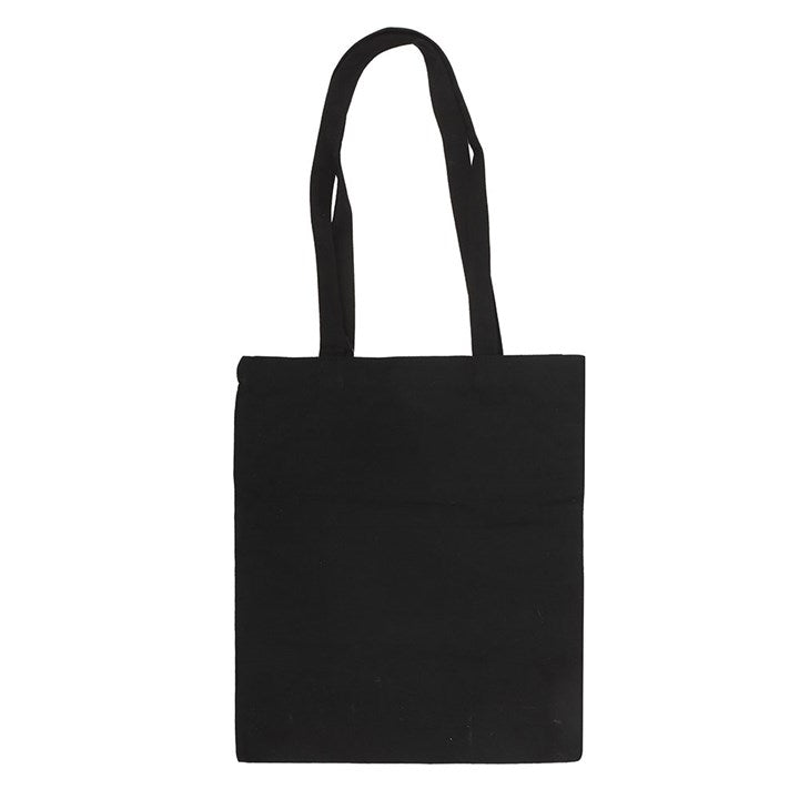Flaming Butterfly Print Polycotton Tote Bag