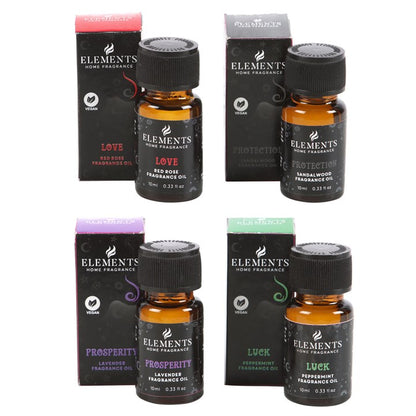 Set of 12 Black Magic Fragrance Oils in Display