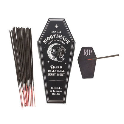 Set of 18 Deadly Nightshade Incense Stick Gift Sets in Display