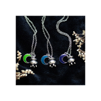 Set of 3 Coven Sisters Cauldron Charm Necklaces