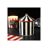Black Striped Circus Tent Mug