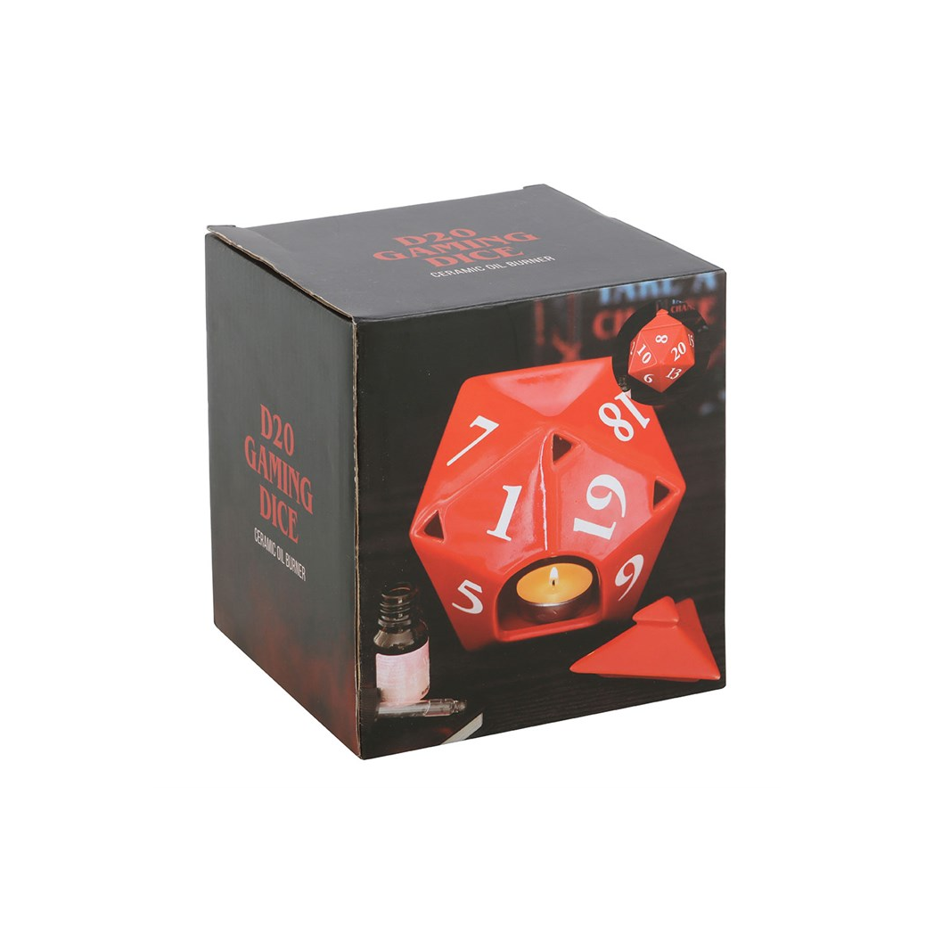 D20 Gaming Dice Shaped Oil Burner