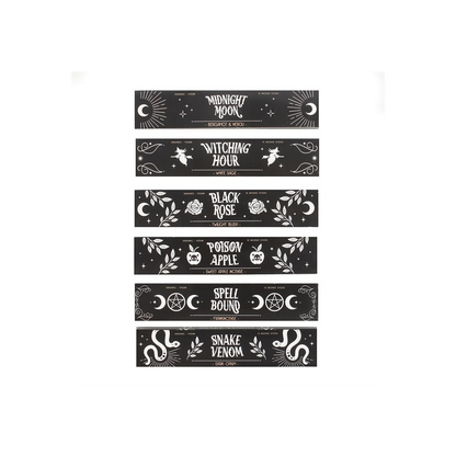 Set of 36 Midnight Rituals Incense Sticks in Display