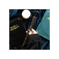 Thin Protection Black Obsidian Crystal Wand