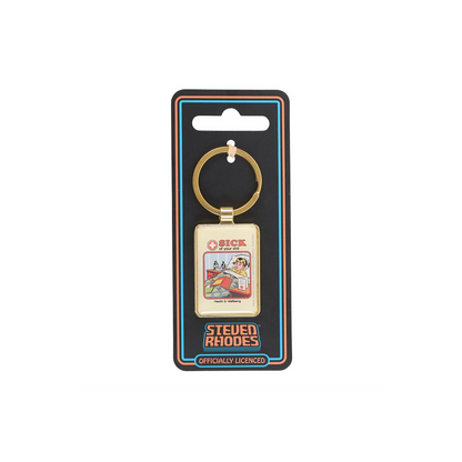 Sick of Your Shit Keyring by Steven Rhodes