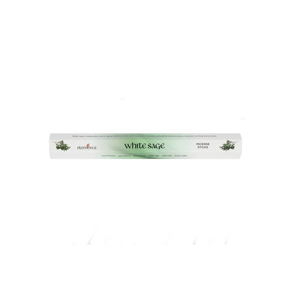 Set of 6 Packets of Elements White Sage Incense Sticks