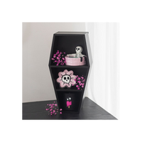 Small Black Coffin Shelf