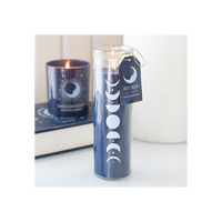 Blue Moon Phase Fig & Vanilla Scented Glass Tube Candle