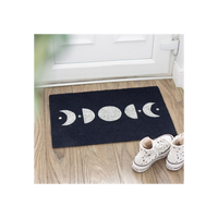 Dark Blue Moon Phase Doormat