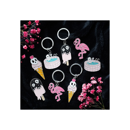 Dead Cool Skeleton Keyring