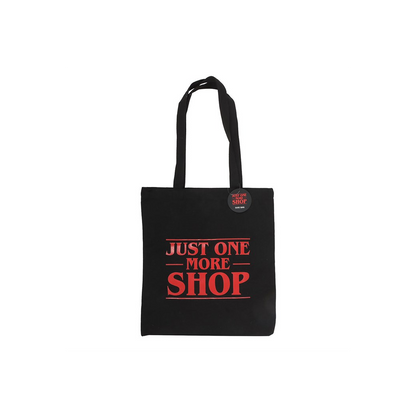 Just One More Shop Polycotton Tote Bag