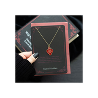 Love Potion Enamel Necklace Card