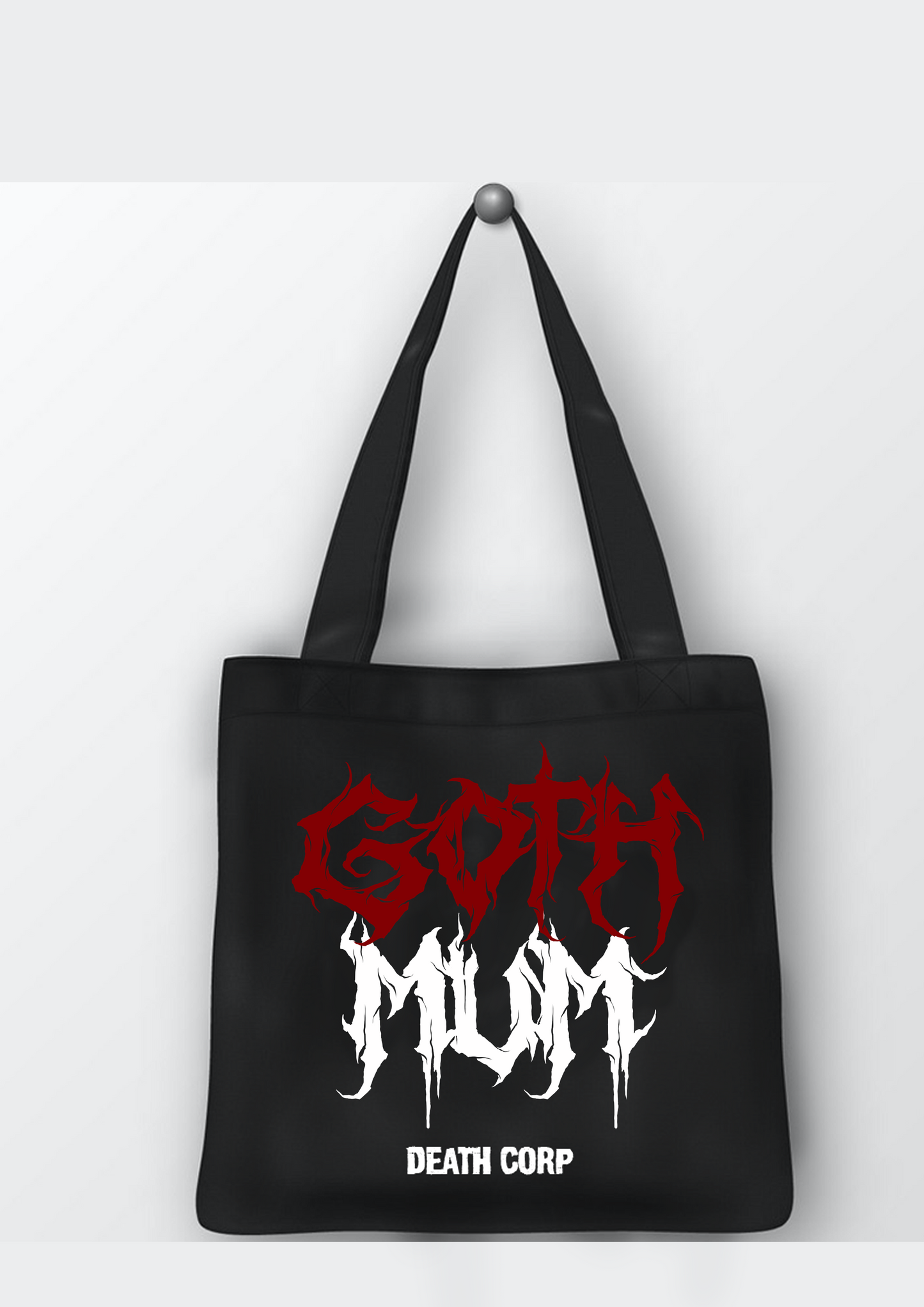 Goth Mum tot bag