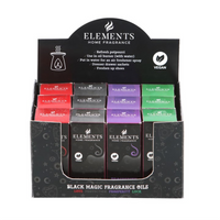 Set of 12 Black Magic Fragrance Oils in Display