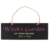 Witch's Garden Hanging Sign