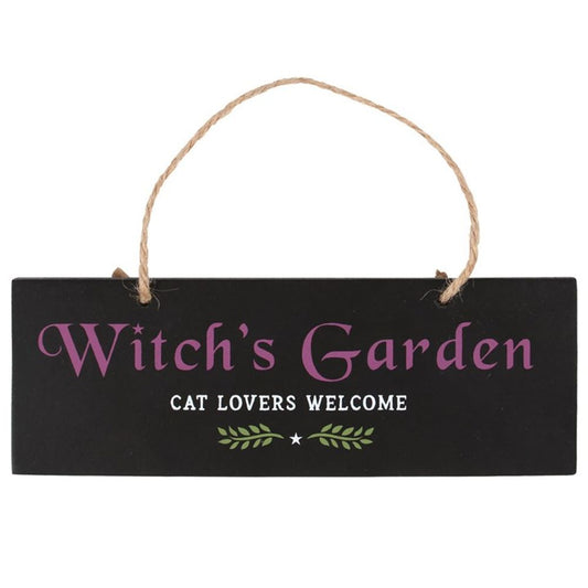 Witch's Garden Hanging Sign