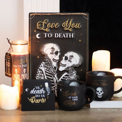 Til Death Do Us Part Amber Noir Tube Candle