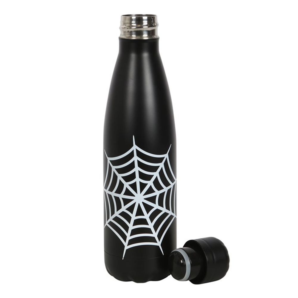 Spiderweb Metal Water Bottle