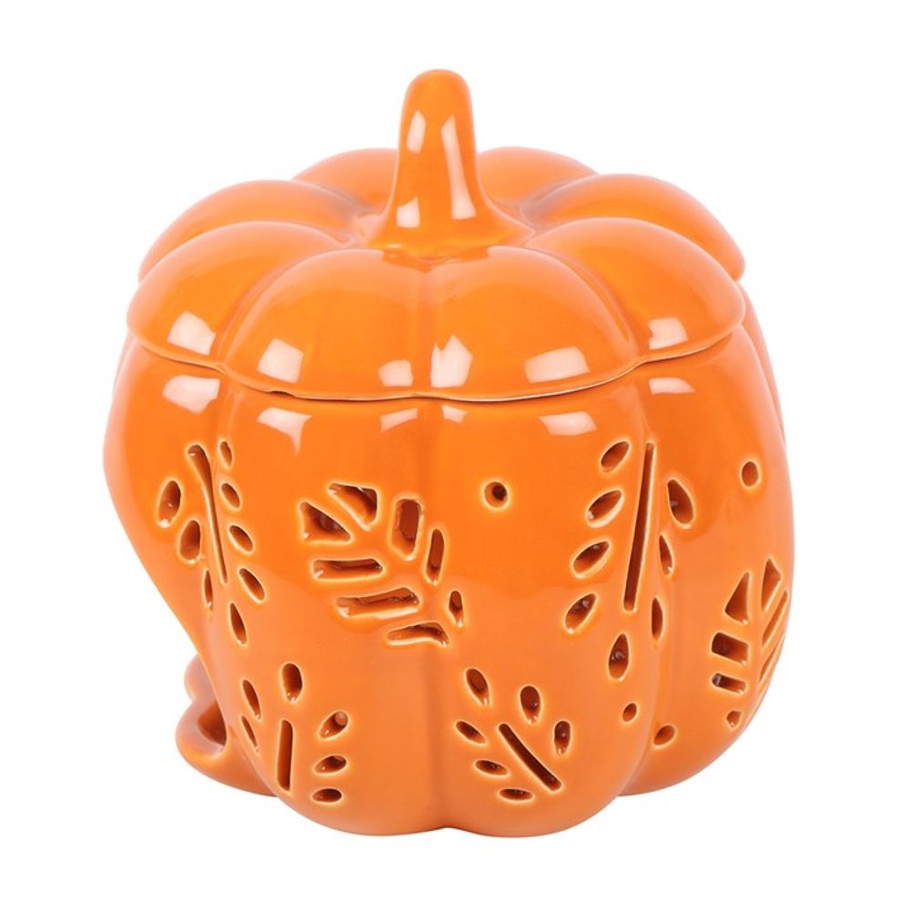 Orange Autumn Leaves Pumpkin Oil Burner