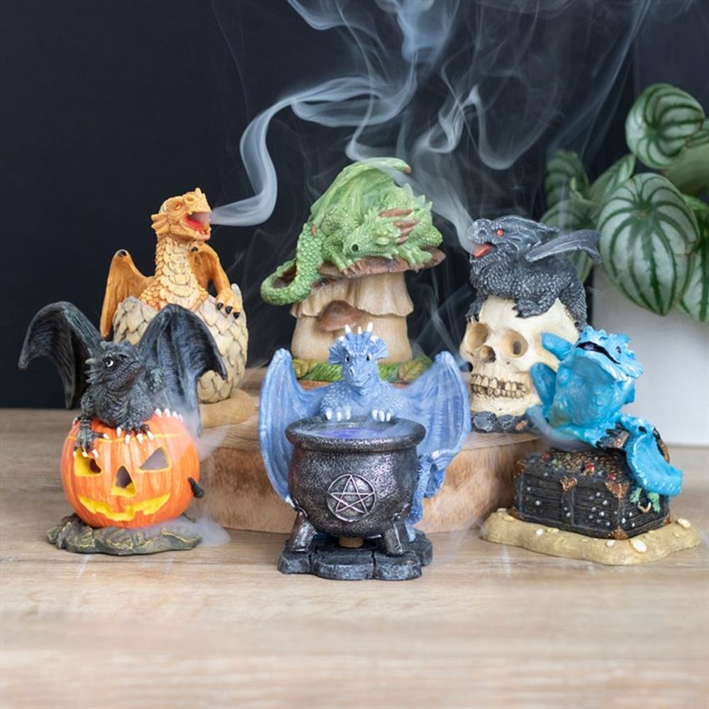 Trick or Treat Dragon Cone Burner By Anne Stokes