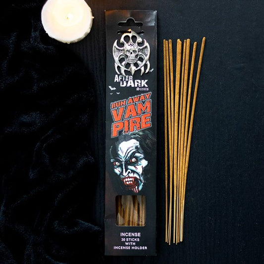 Run Away Vampire Incense Sticks with Holder