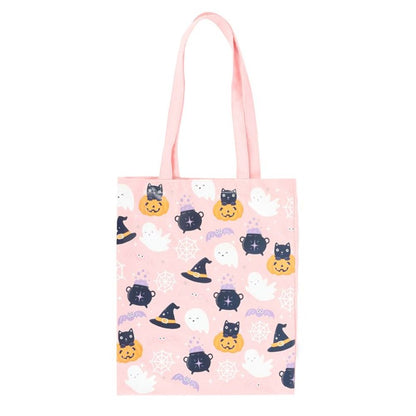 Cute Halloween Print Polycotton Tote Bag