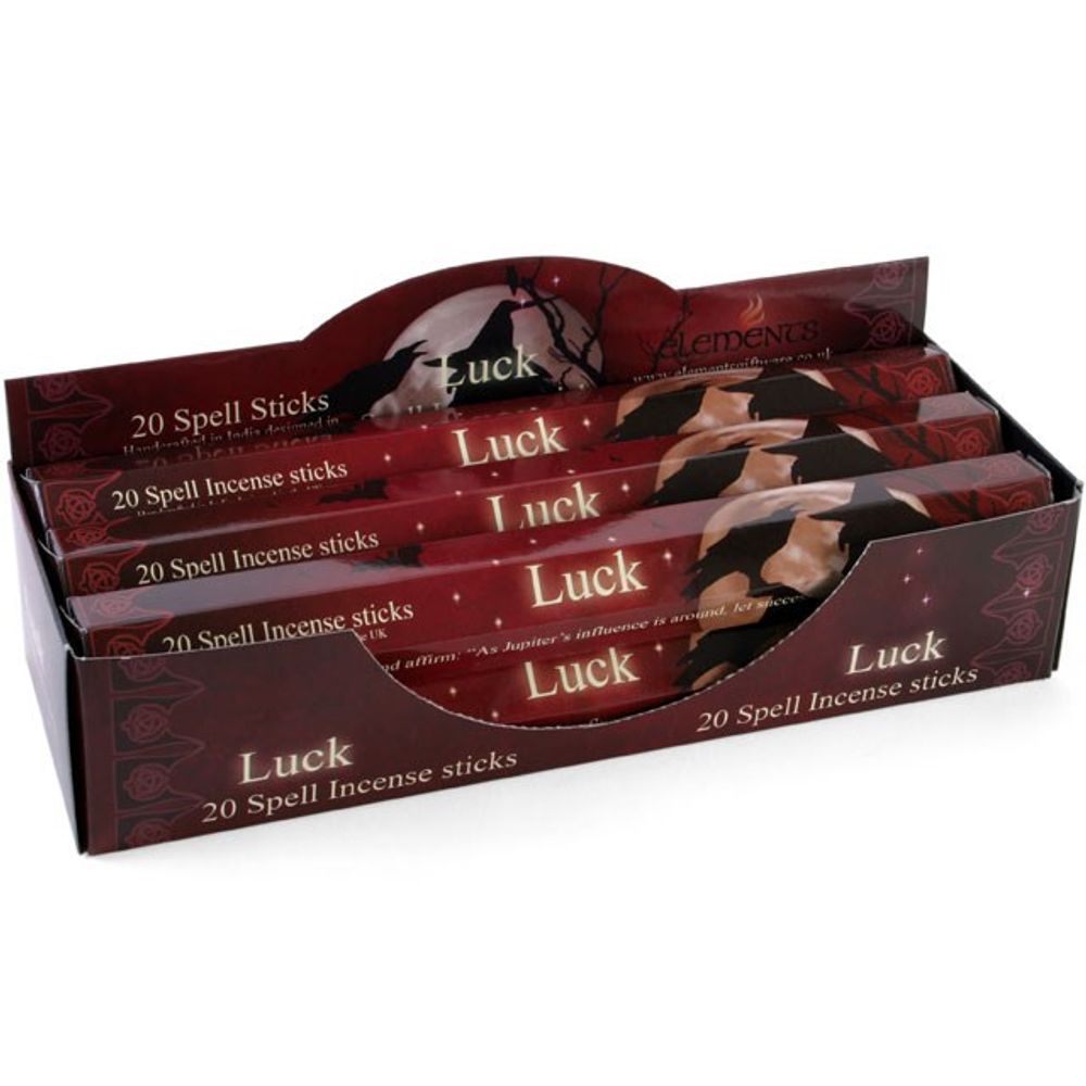 Set of 6 Packets of Luck Spell Incense Sticks by Lisa Parker