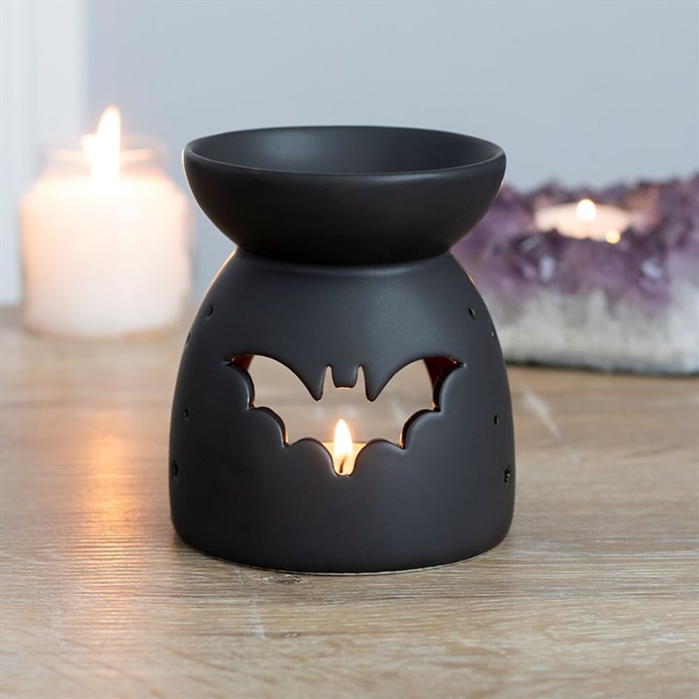 Black Bat Cut Out Oil Burner