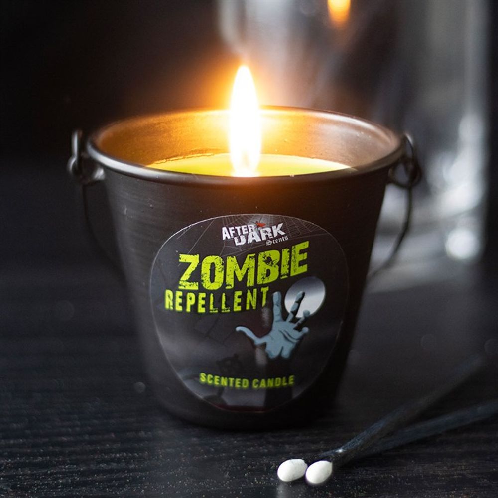 Zombie Repellent Candle Bucket