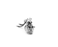 Anatomical Silver plated heart Necklace